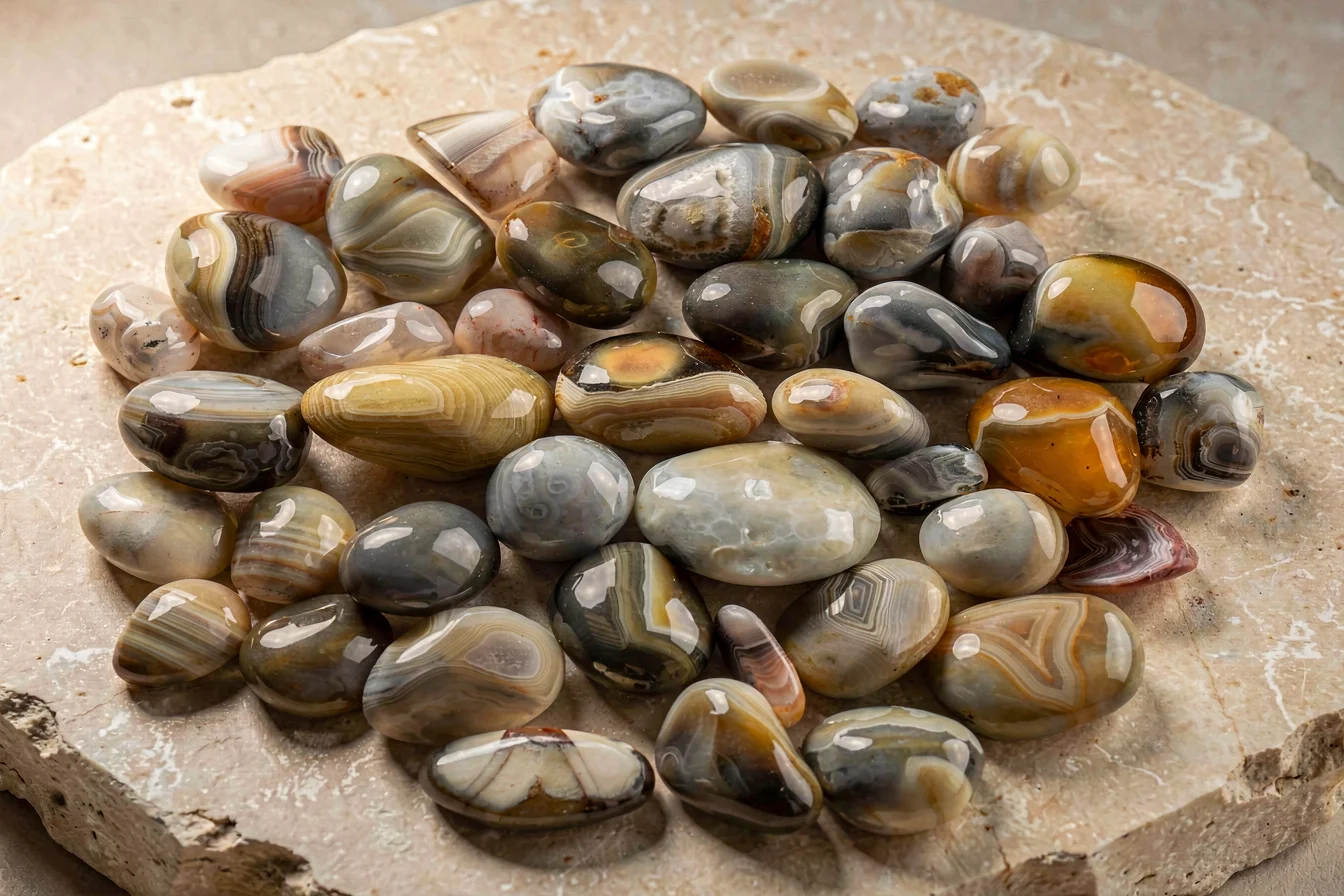 best-selling Botswana agate gemstone