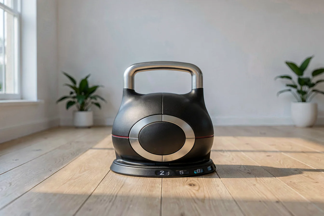 Compliance adjustable competition kettlebell
