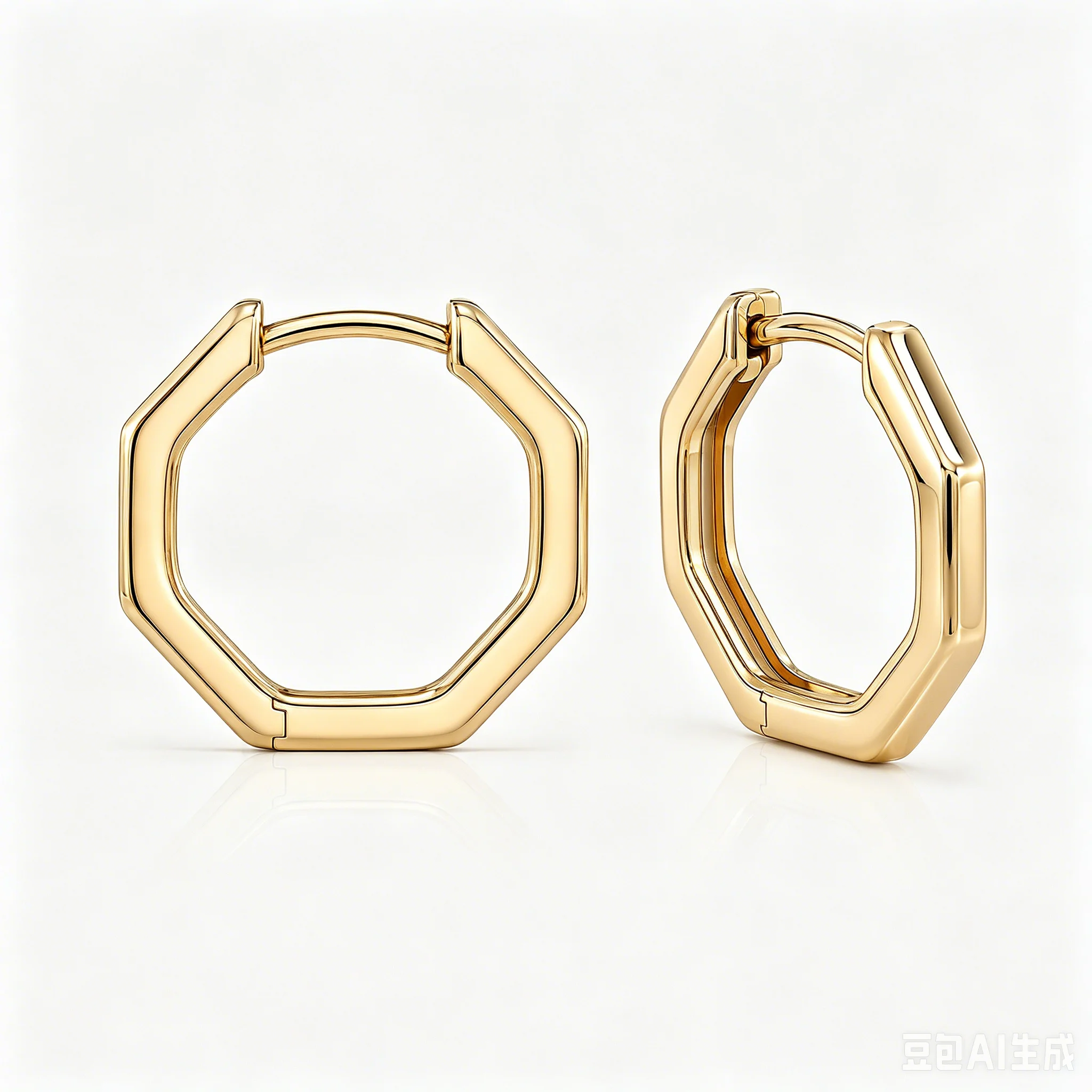 Custom Solid Gold Huggie Earrings