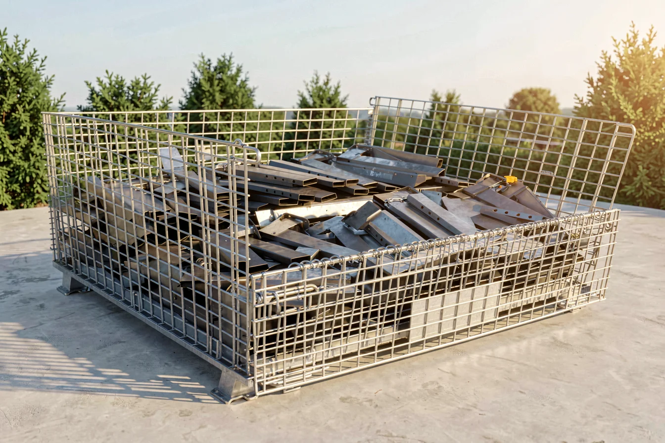 Compliant propane storage cage