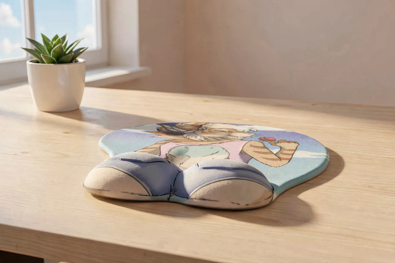 Premium ergonomic DIY boob mouse pad