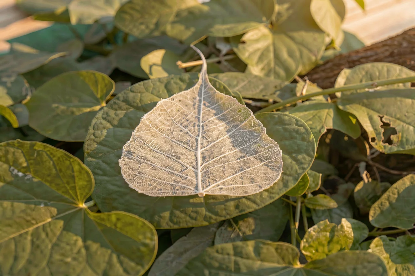 Trending skeleton leaves