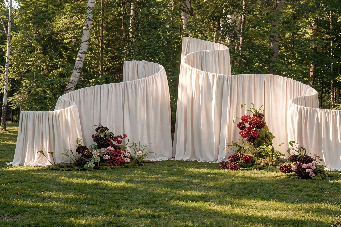 Premium church backdrop curtains