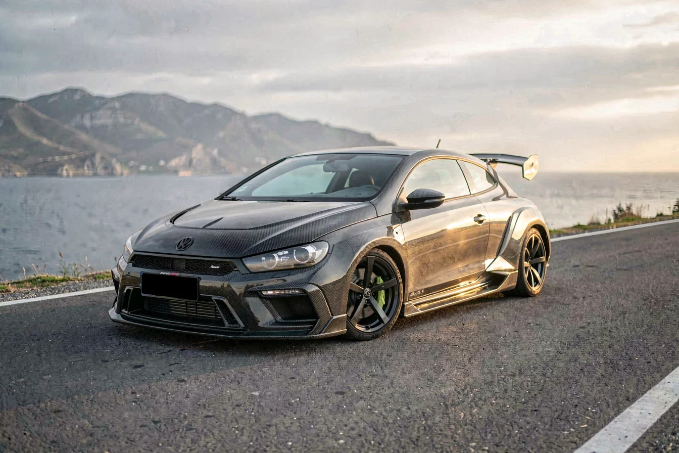 Carbon fiber Volkswagen Scirocco Aspec body kit