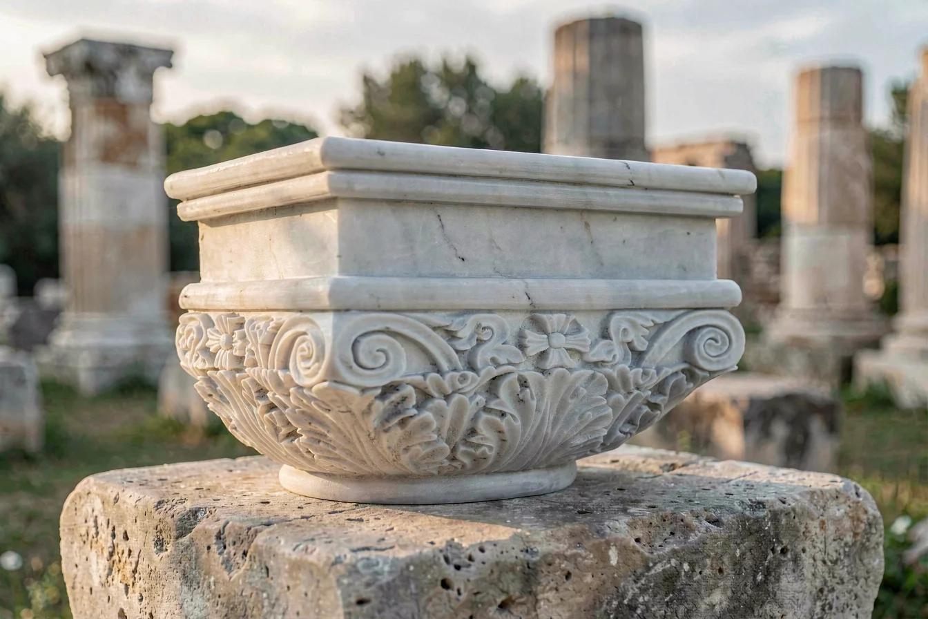 Authentic Roman column cap