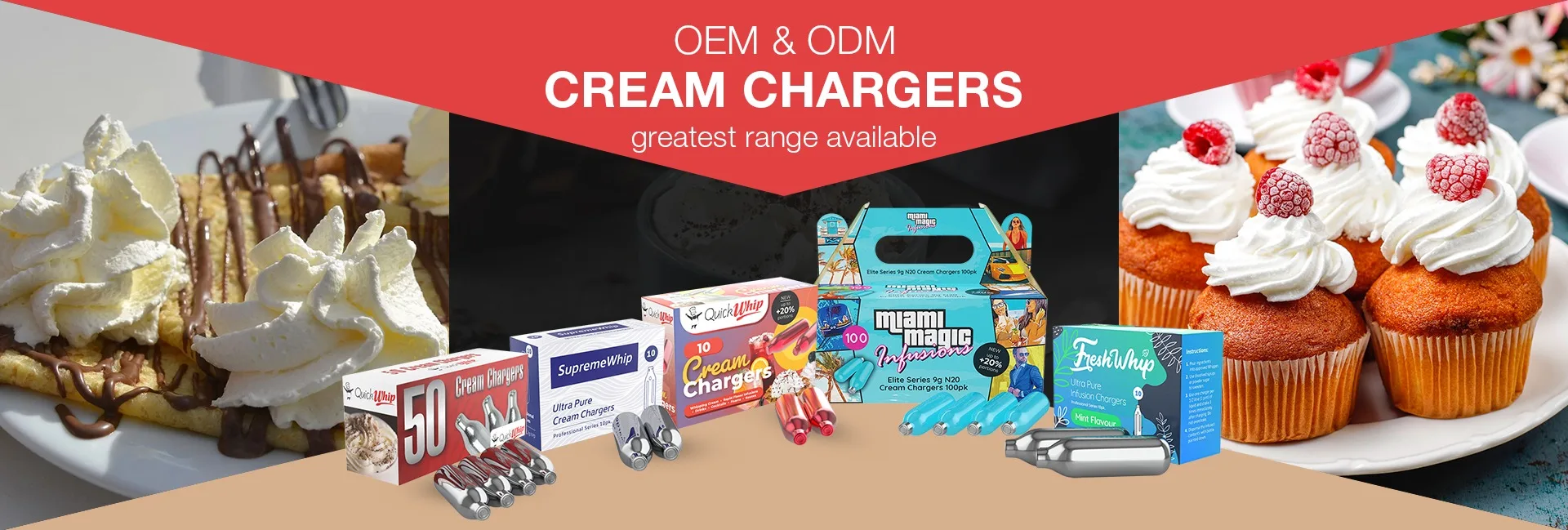 Commerce Enterprises Pty. Ltd. Whipped Cream Chargers, N2O Chargers