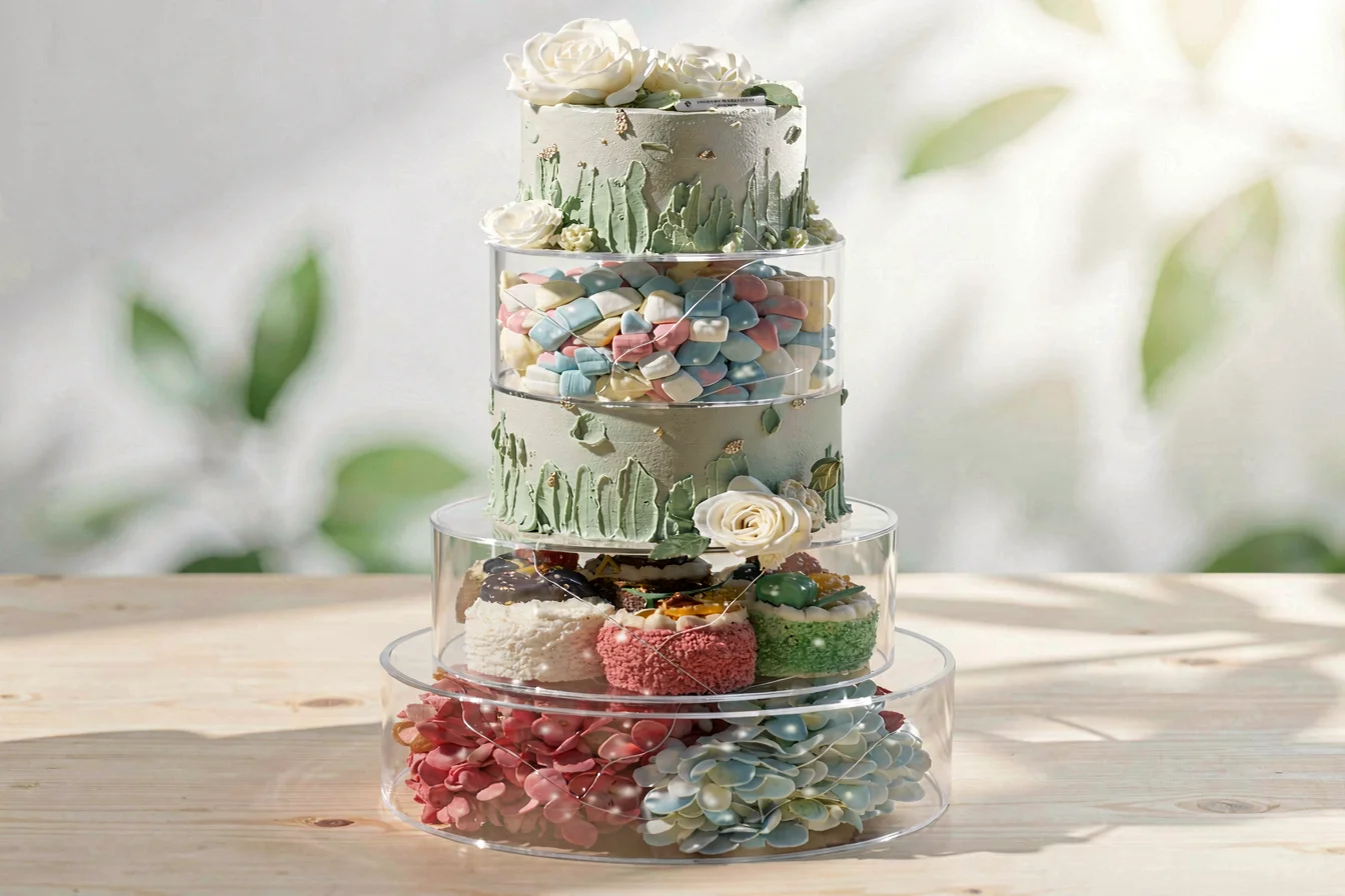 High-quality cake separator acrylic