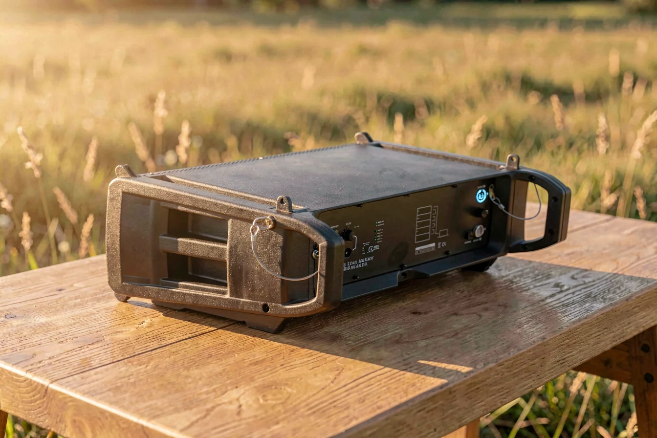 Portable line array speaker system