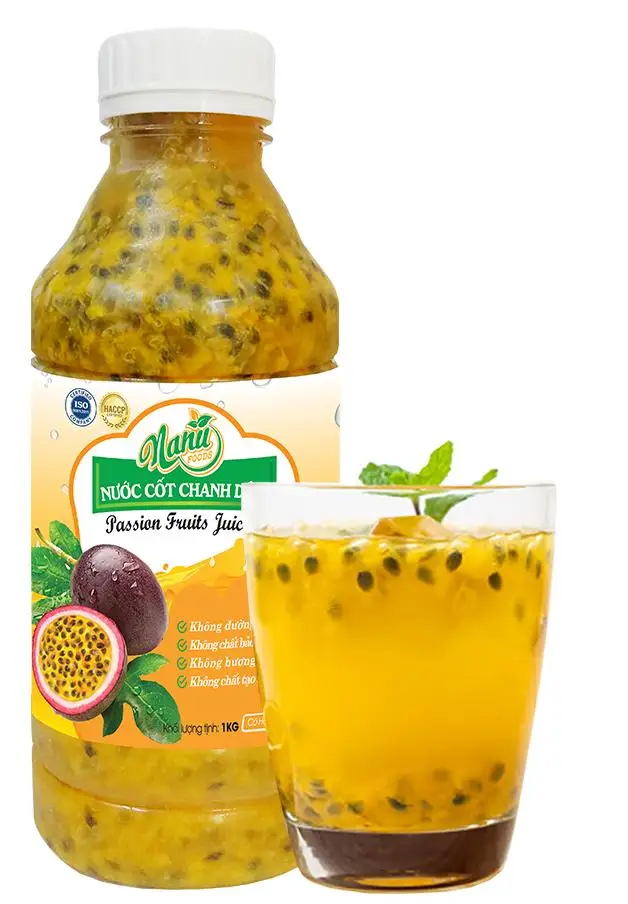 Passion Fruit Juice Pulp Seedless 100 Fresh Bottle 1l Frozen Buy