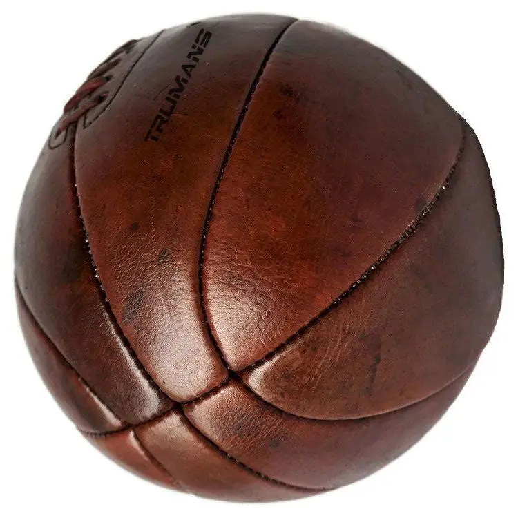 Old Fashioned Antique Retro Vintage Style Genuine Leather Basketballs