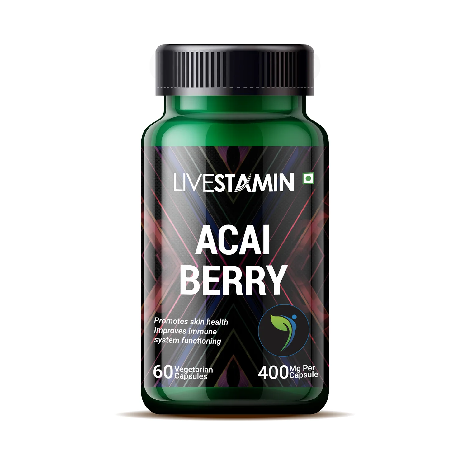Acai Berry Capsules 400mg With Euterpe Oleracea For Weigh Loss