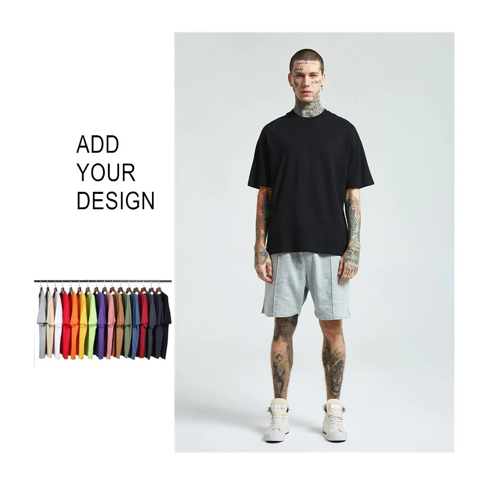 

Custom wholesale oversize oversized men t shirt tshirt printing