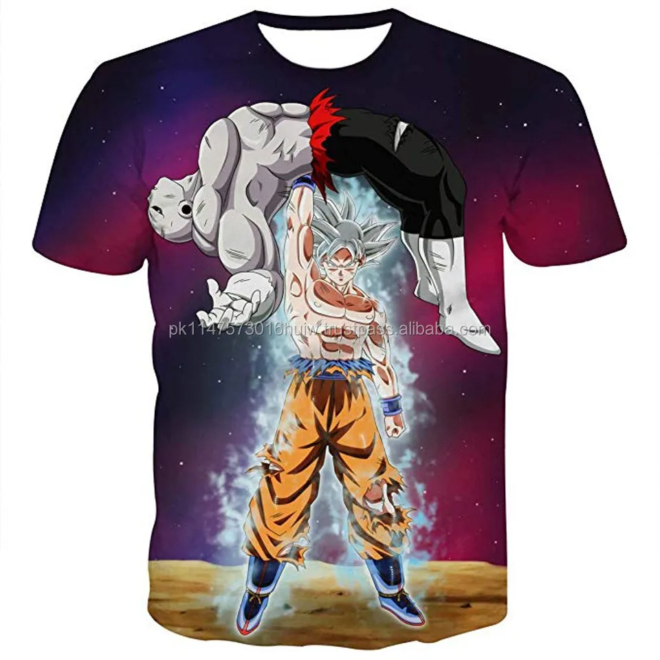 Sublimation Design Super T-shirts Mens Goku Vegeta 3d Printing Anime T  Shirts Goku Jiren Printed Tees - Buy Goke Vegeta T-shirts,Digital Printed  T-shirt,Sublimation T-shirts Product on Alibaba.com