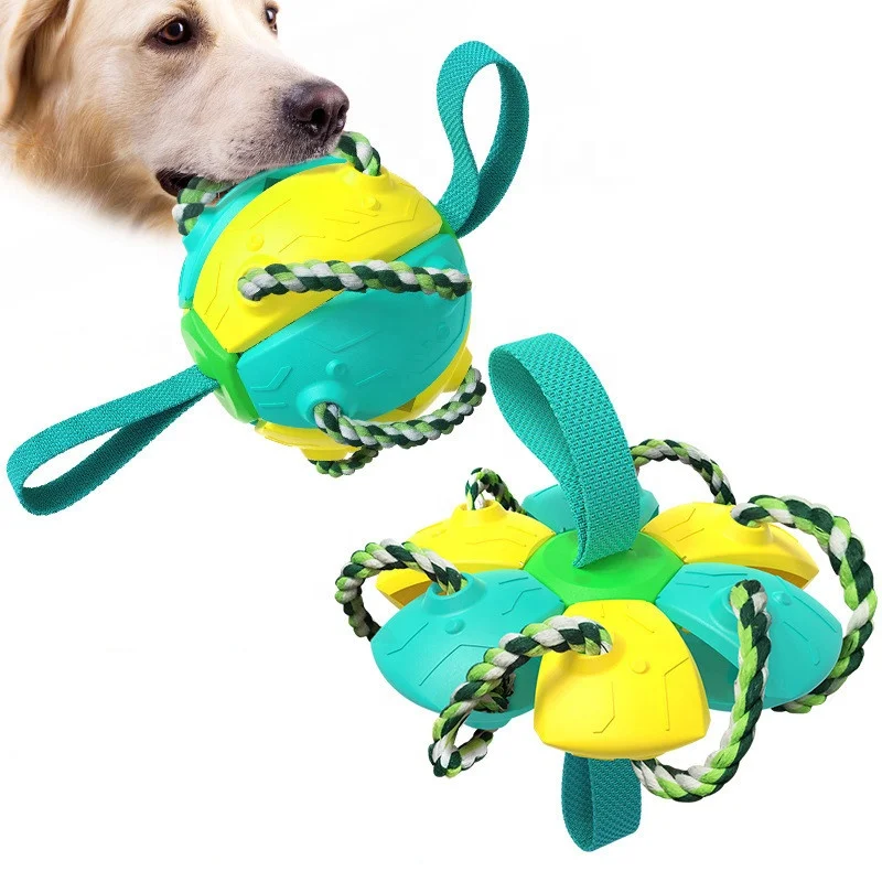 

wholesale Silicone Interactive Rubber Pet Frisbeed For Training Dogs Flying Disc Toys outdoor interactive puppy ball toys