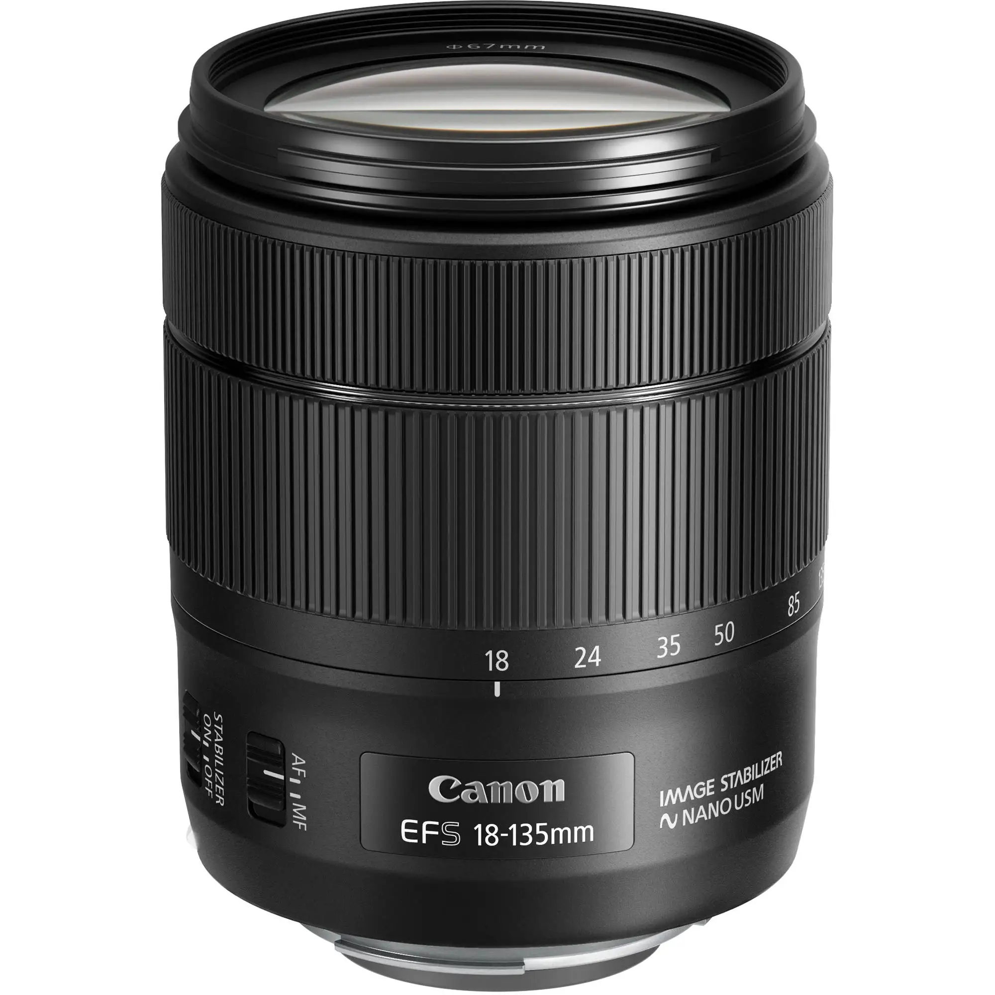 

Canon EF-S 18-135mm f/3.5-5.6 IS USM Lens (White Box), Black