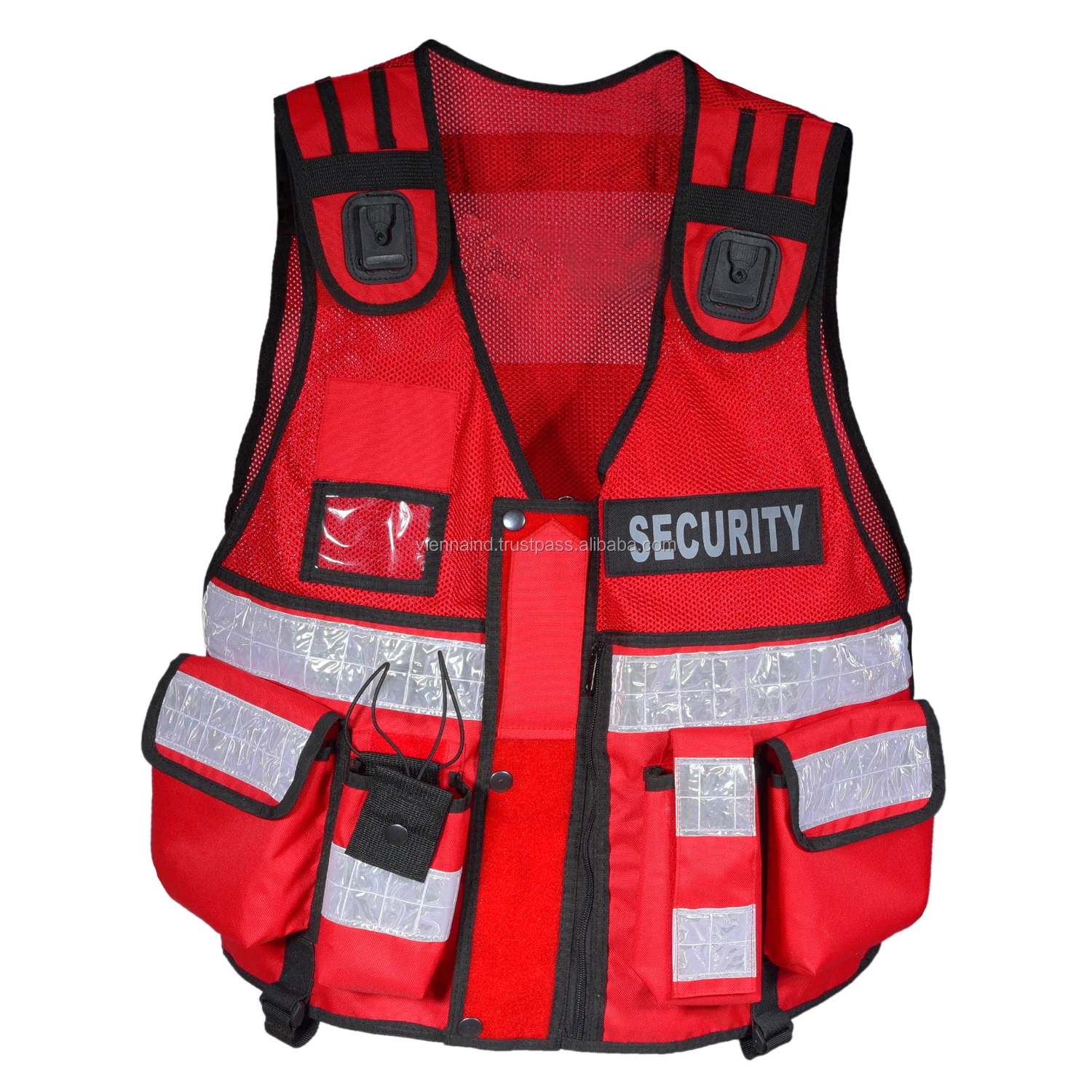 High Visibility Tactical Vest Hi Viz Reflective Safety Vest Police High