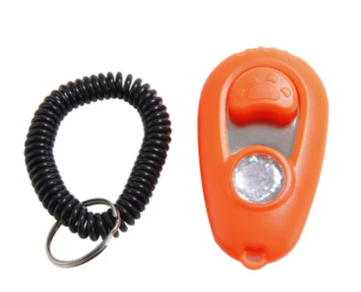 

Manufacture wholesale high quality orange Pet Training Clickers for dogs and cats