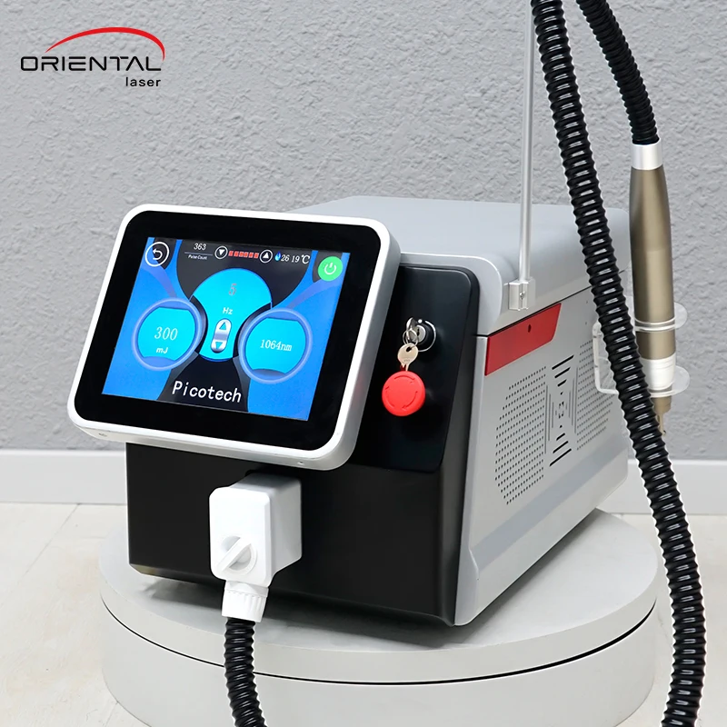 

Picosecond laser Tattoo Removal Machine Q Switch Nd Yag Tattoo Removal Carbon Peeling 755nm 532nm 1064nm 1320nm