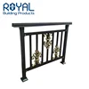 Easy install used quality aluminum floor deck stair handrails balcony railing balustrade panels post design