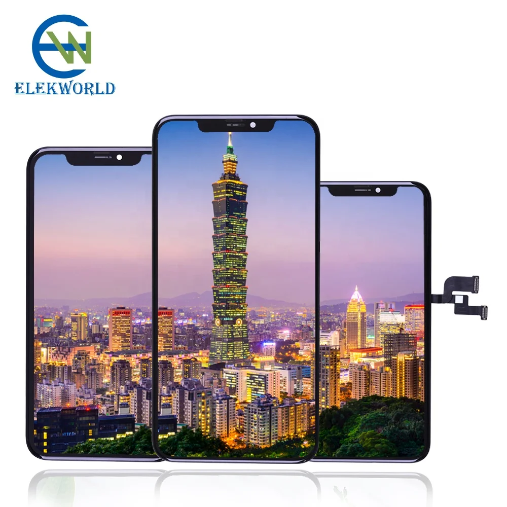 Elekworld Free Shipping Incell for iPhone XS Max XR X LCD Screen Digitizer Assembly