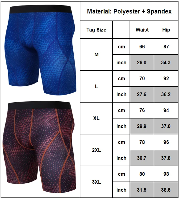 Wholesale Men Compression Shorts Lycra High Quality Flexible Material ...