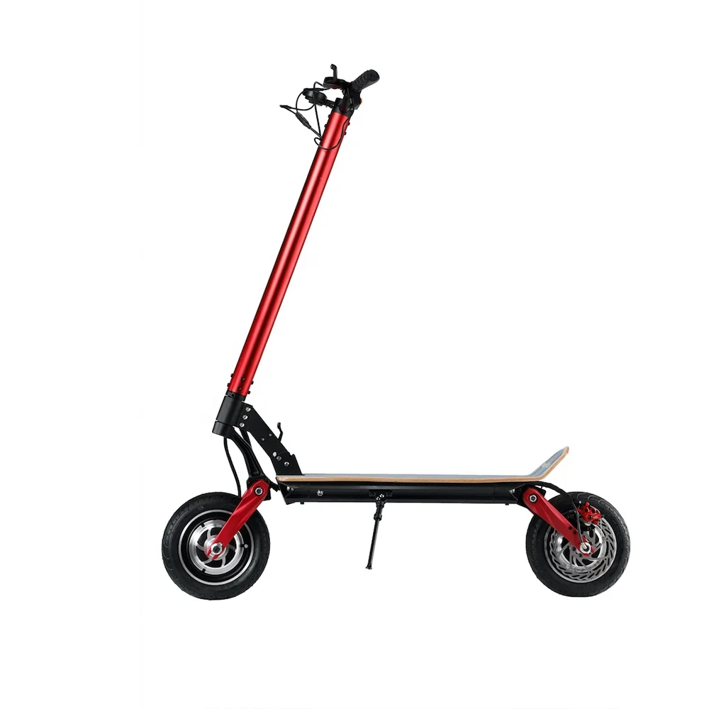 
Black Red Mini Electric Scooter Aluminum Alloy 500W DC Motor 40km/h Speed Lithium Battery Front and Rear Lamp LED4 Eagle Eye 