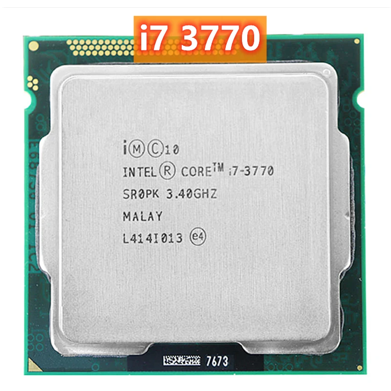 

In stock Used LGA 1155 Processor i7-3770 CPU Intel Desktop 3.4GHZ 5.0GT/S Socket i7 3770 CPU 4 Quad Core