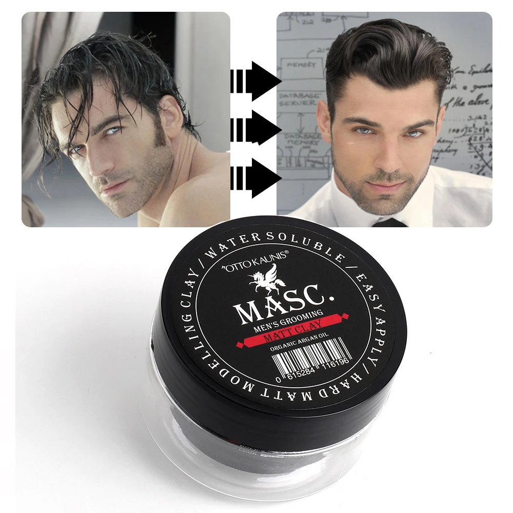 

Wholesale Non Greasy paraben free natural shine strong hold pomade edge control matt clay