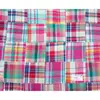 coloured jacquard patchwork fabric curtains