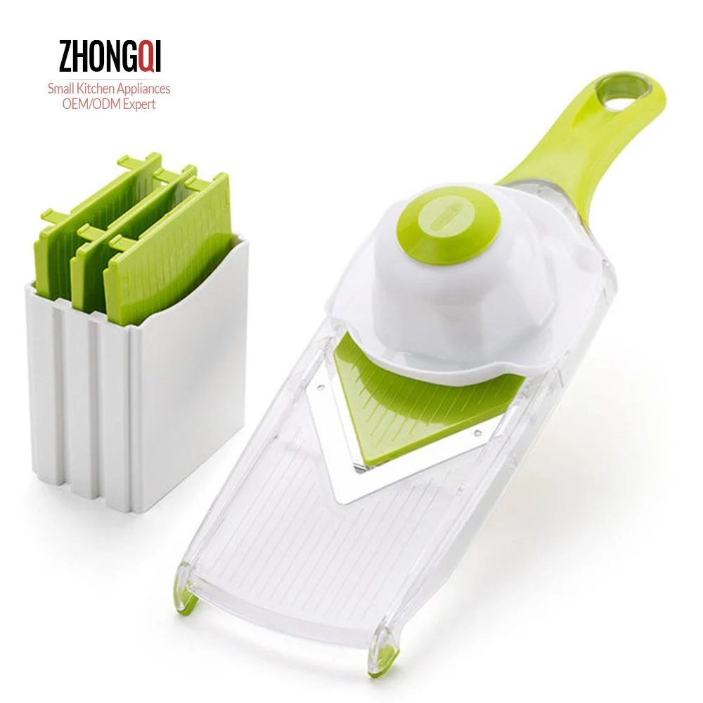 

Four In One Kitchen Adjustable Press Fruit Grater Multifunction Stainless Steel Handheld Magic Slicer Vegetable Cutter