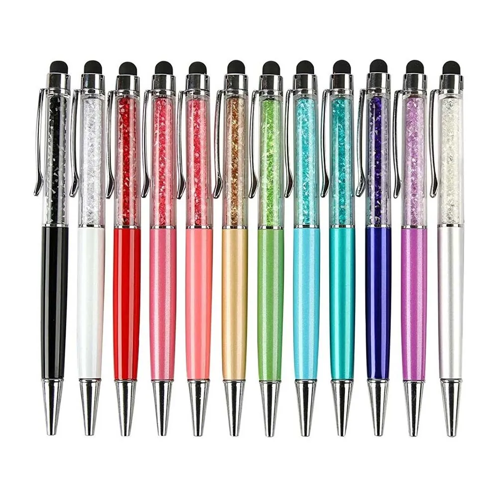 

Promotion stylus crystal color amethyst pen