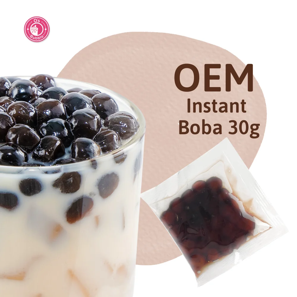 OEM ODM Instant Boba Pack Tapioca Pearls Taiwan Manufacturer