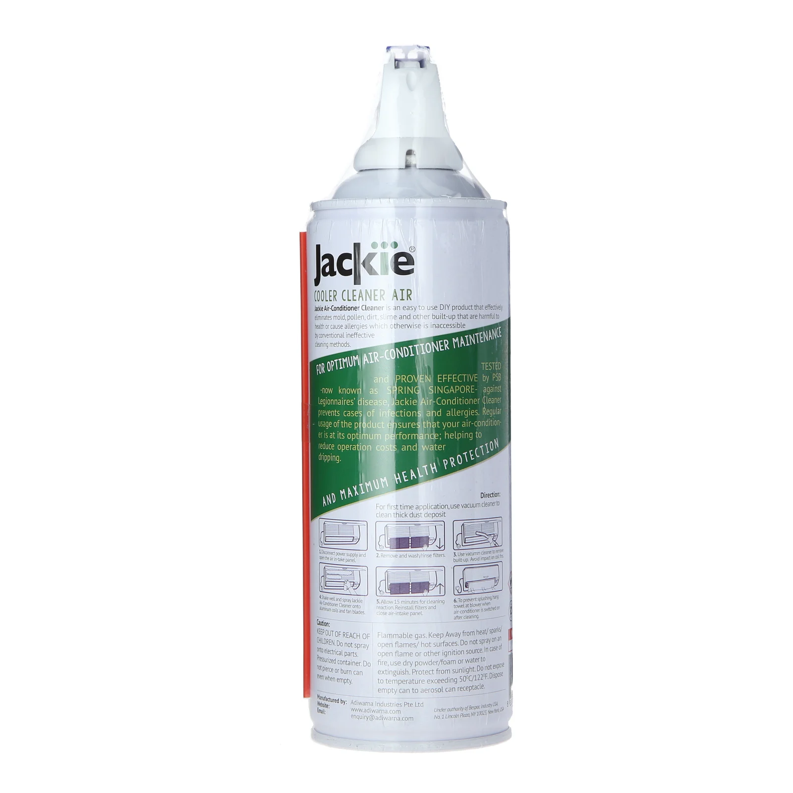 
Household Cleaning Jackie Car Clean Air Conditioner Cleaner Spray 500ML 