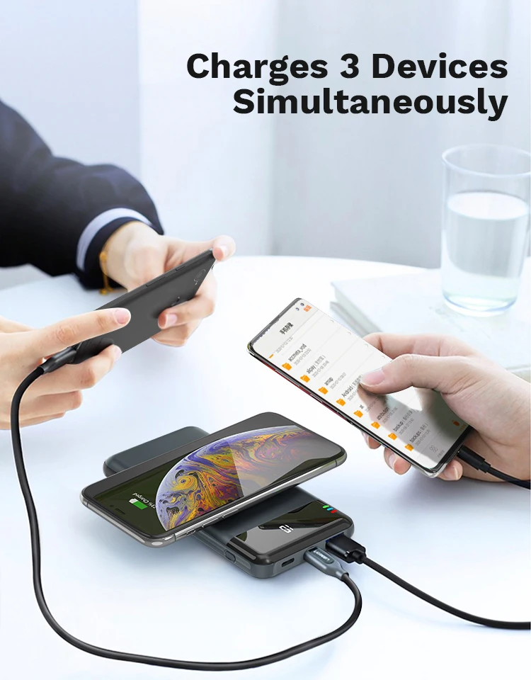New Trend Product 15W Wireless Charging Power Bank 10000mAh Multifunction Charger for Apple Watch for iPhone 12 Apple Watch Exclusive Portable Wireless Power Bank 10000mAh Fast Charger Power Delivery Battery Pack PD Charger for Apple Watch Wireless Charger