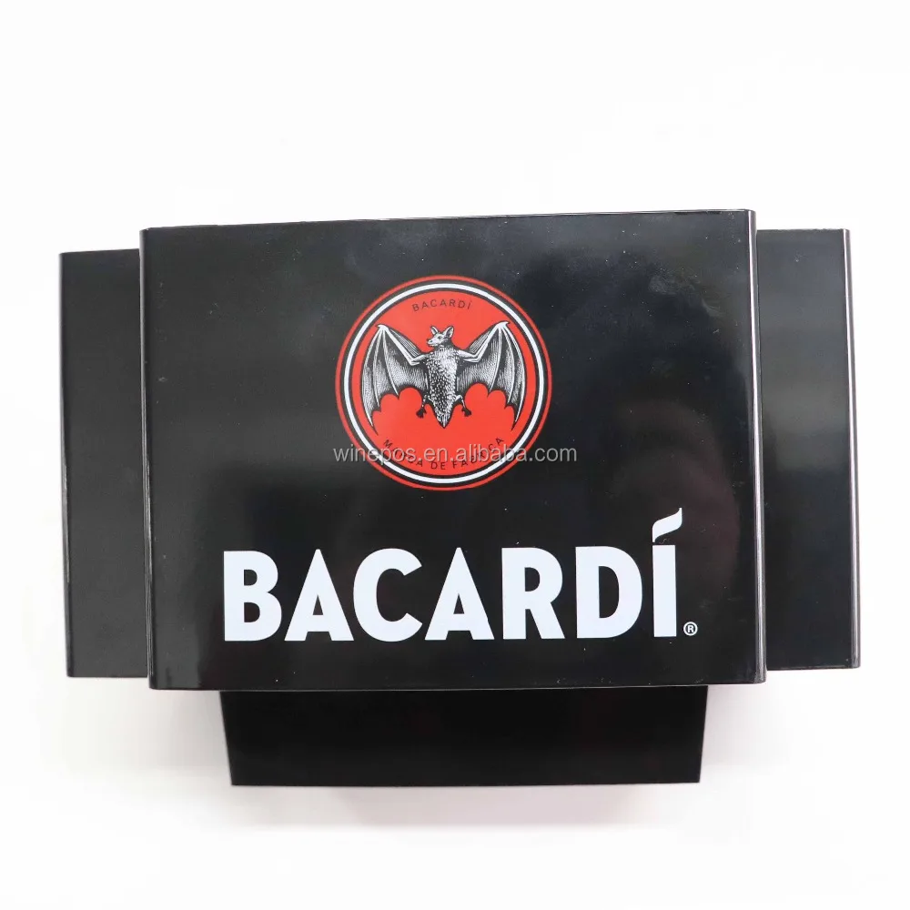 Bacardi Napkin Holder,Bacardi Vodka 3 Compartments Bar Caddy Napkin