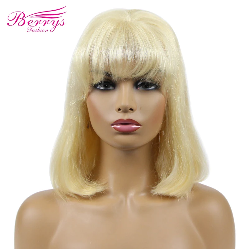 

Virgin Hair Vendors Peruvian Remy Short Transparent Frontal Wigs 613 Blonde Bob Lace Front Wigs Human Hair