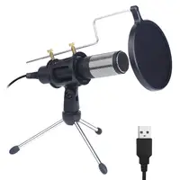 

Professional Recording Studio USB Condenser Microphone with tripod Stand for Phone PC Skype Online Gaming Vlogging