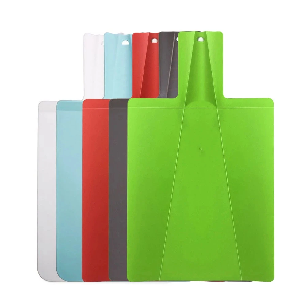 

Creative multi-function environmentally friendly foldable chopping board folding cutting board with handles, Dark blue, red, white, brown, light blue, green