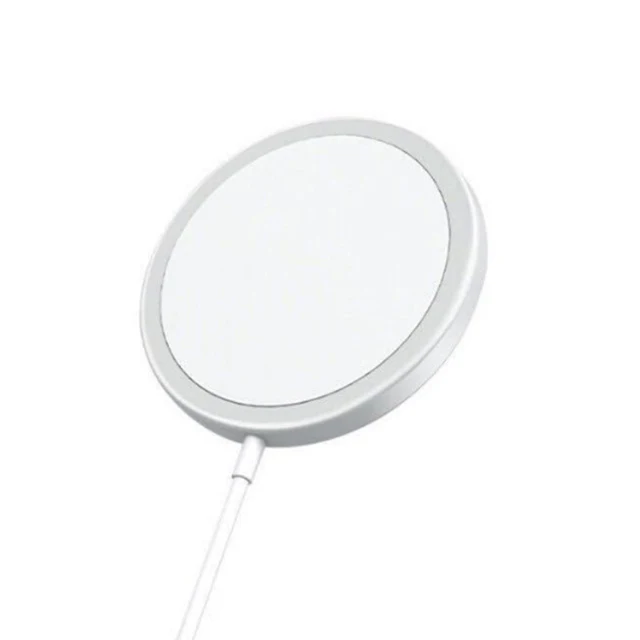 

Settpower V12 15W Magnetic wireless charger Small Suction Up Wireless Base Station Charging Pad Phone Qi Wireless Charger, White