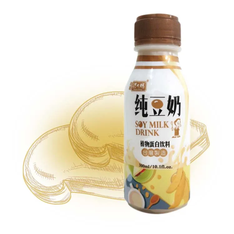 
Taiwan 300ml PP bottle non-gmo soya milk 