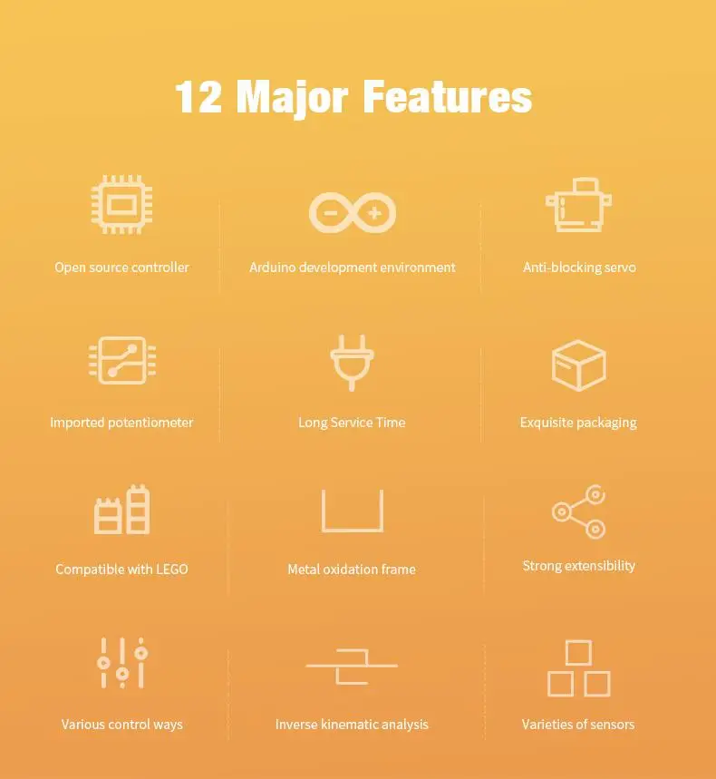 Hiwonder pro arm assembly educational sceince robotic arm kit STEM electric control automatic robotic arm