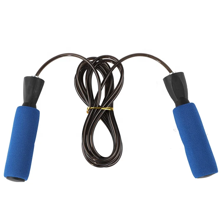 

PVC Covered Steel Wire Skipping Rope Custom logo speed Jump Rope, Multiple colors