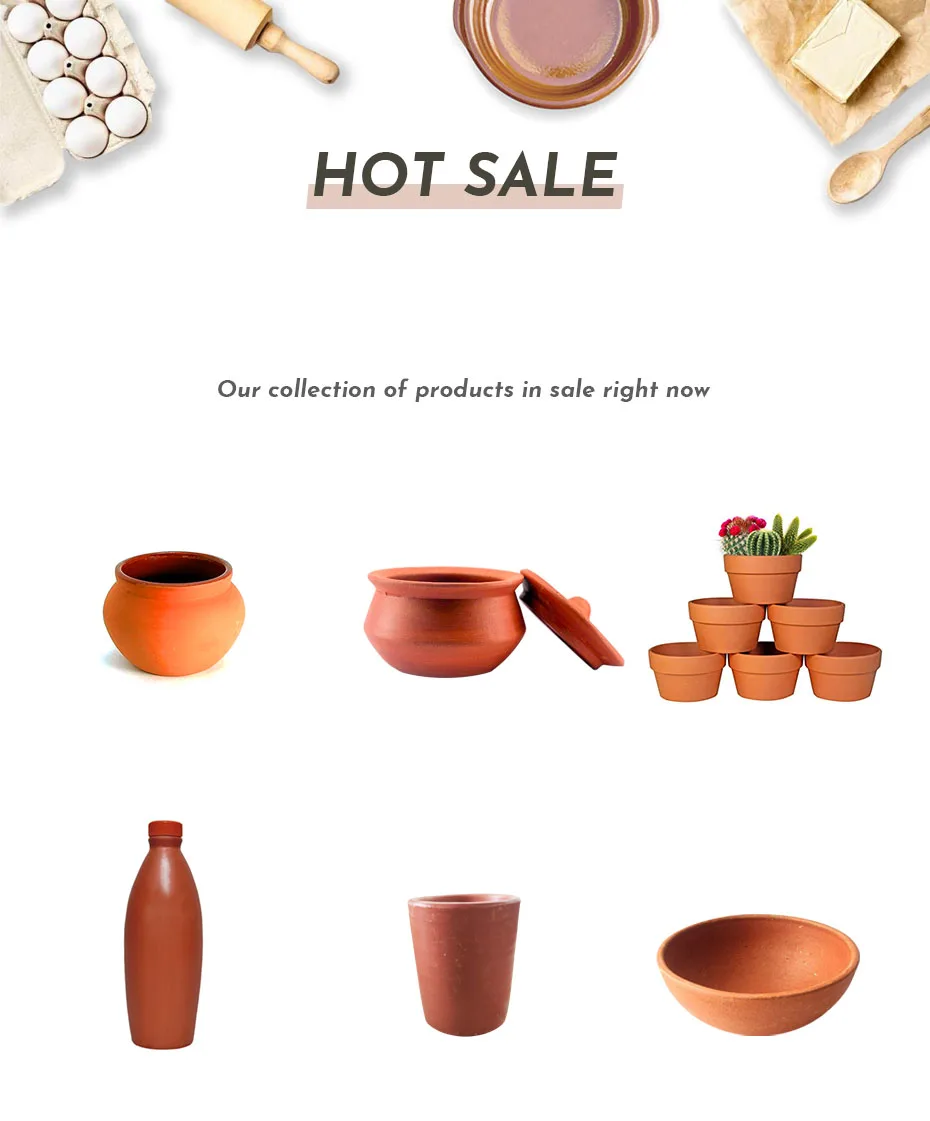 可重复使用的手工优质印度粘土陶土饮用5/10升陶罐储水 - buy