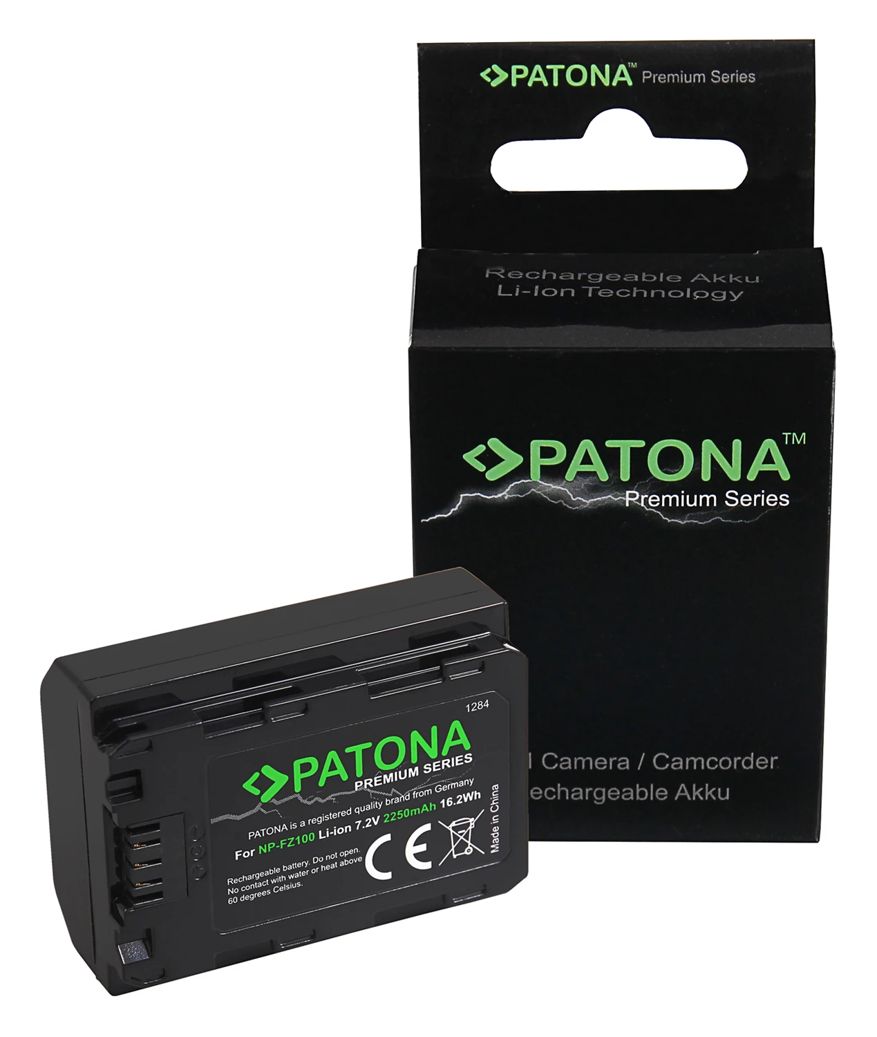 Patona Premium Camera Battery For : 2250mah: 7,2v: 16,2 Wh - Buy Np-fz100,Camera Battery,Patona on Alibaba.com