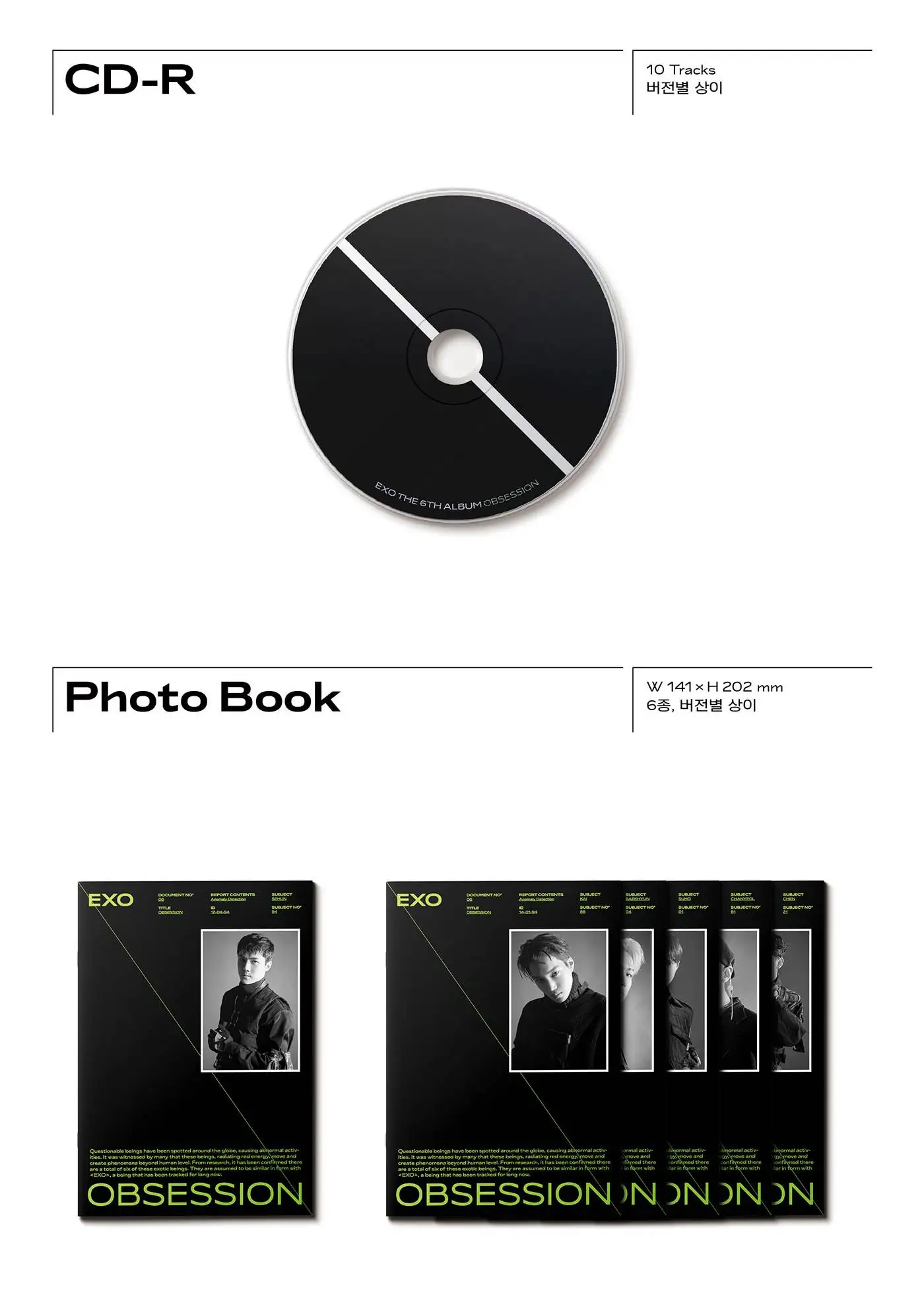 [official Kpop]exo Album Obsession (6th Album) Wholesale Buy Kpop K
