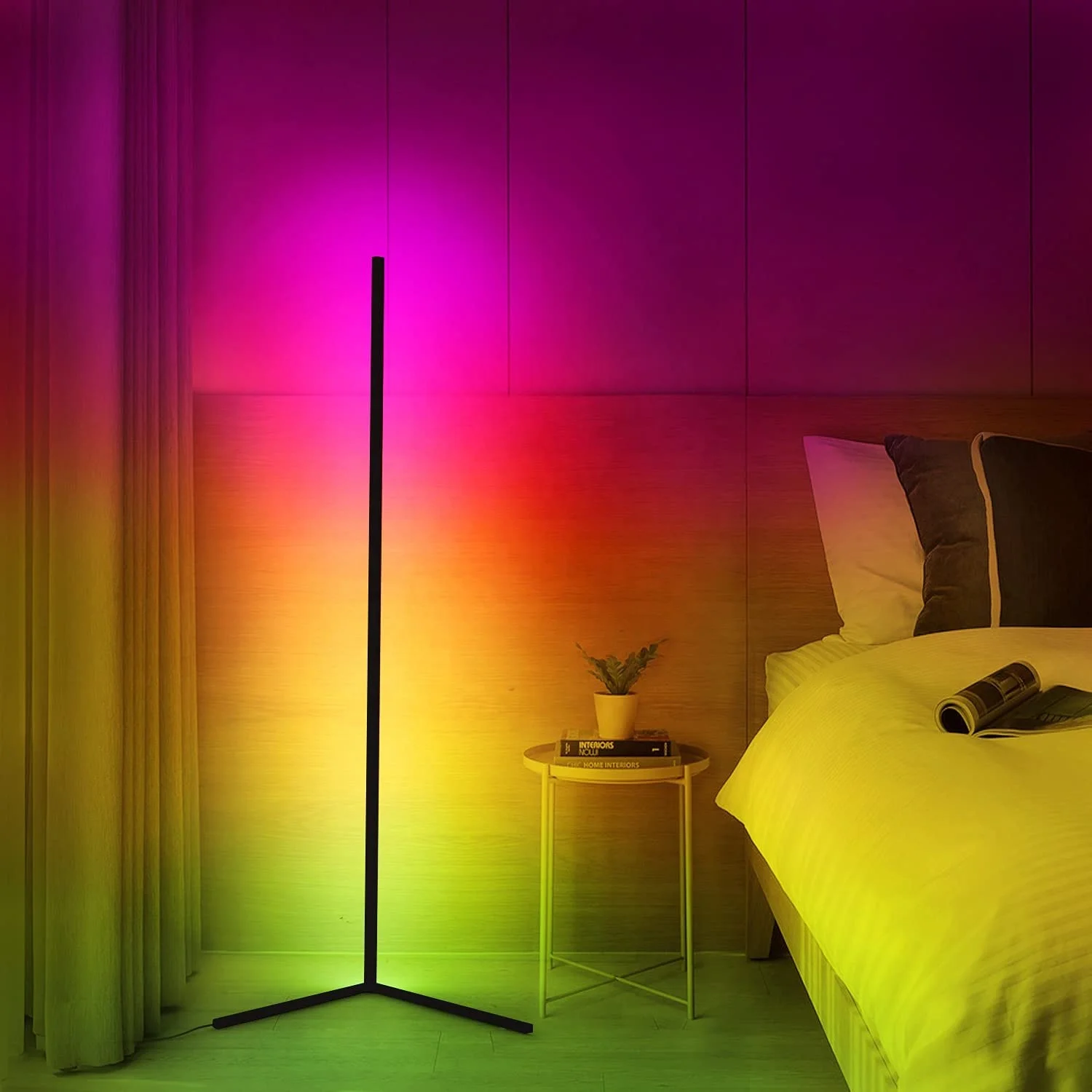 

Drop Shipping Modern Nordic Luxury Tripod Decorative Designer Corner Standing led floor lamp rgb and rgb corner floor lamp