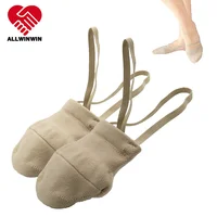 

Allwinwin RGS03 Rhythmic Gymnastics Half Shoes - Socks Pointe Amazon Artistic Dance Toe Sole Size M