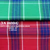 Best Quality LN MODA 100% Cotton yarn dyed linen check shirting fabric