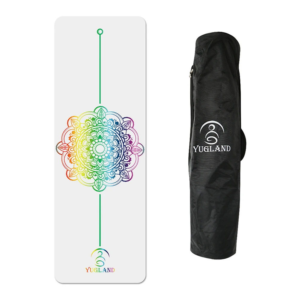

Yugland Yoga Mat Bag Carrier with 3 Storage Pockets Air-Vents and Adjustable Shoulder Strap Heavy Duty & Machine Washable - Fit, Cmyk full color