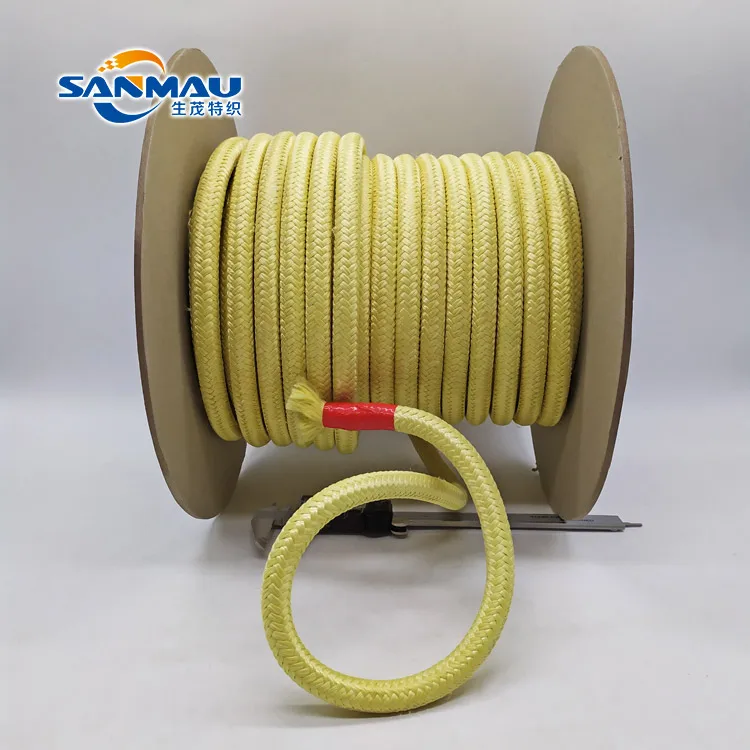 
HIgh performance fire resistant cut proof para aramid rope 8mm 10mm 